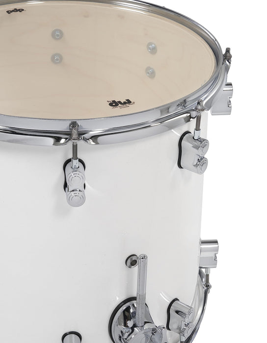 Pacific Drums & Percussion PDP Concept Maple 4-Piece Fusion, Pearlescent White Drum Set Shell Pack (PDCM20FNPW)