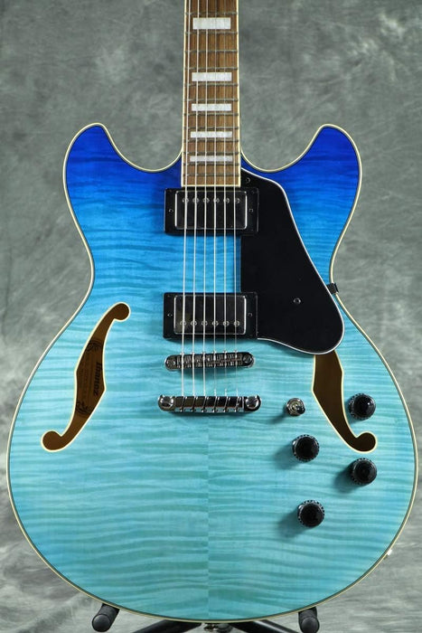 Ibanez AS73FM Artcore Azure Blue Gradation Semi-Hollow Body