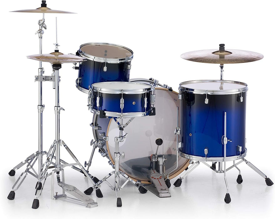 Pearl Decade Maple DMP943XP/C 3-piece Shell Pack - Gloss Kobalt Fade Lacquer