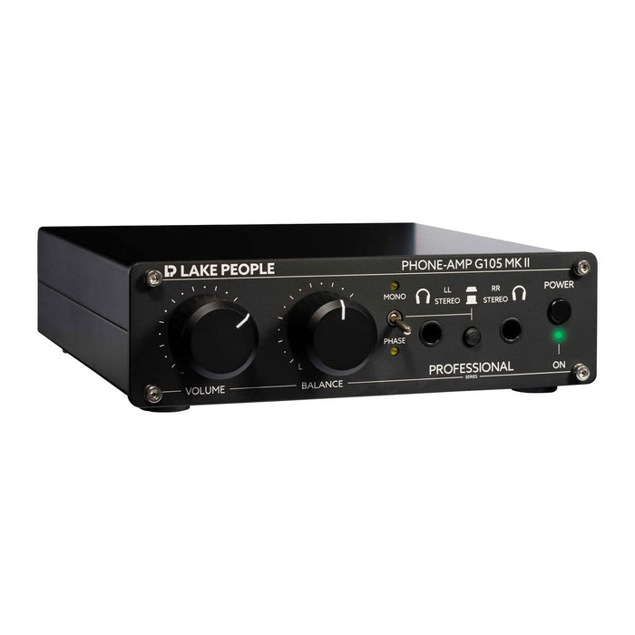 Lake People G105 MK II Compact Studio Headphone Amplifier for 2 Headphones (LP-G105-MKII-U)