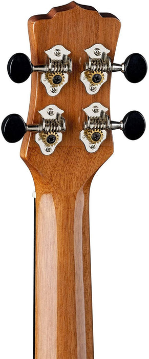 Luna Guitars Vista Deer, 4-String Concert Acoustic/Electric Ukulele, Right (UKEVISTADEERC)