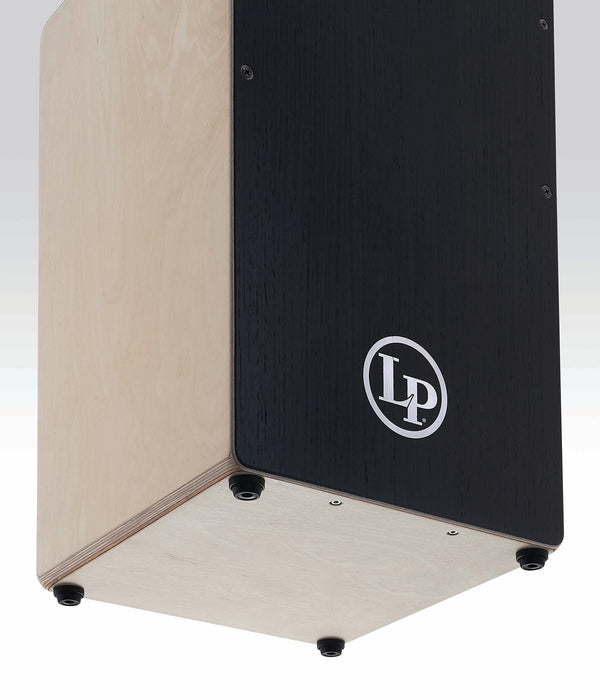 Latin Percussion Woodshop Cajon, Black Artply, 19” x 11-1/2 x 11-3/4” (LP1491BS)