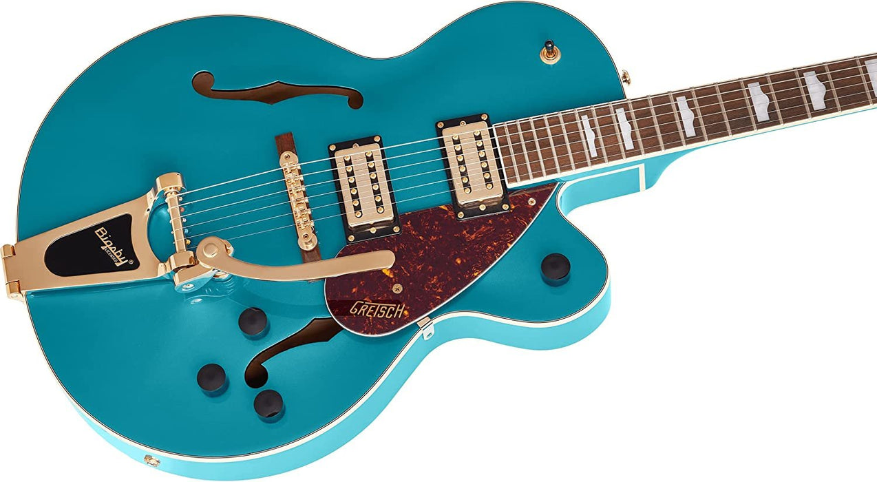 Gretsch G2410TG Streamliner Hollow Body Single-Cut Electric Guitar - Ocean Turquoise