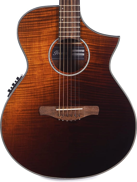 Ibanez AEWC32FM AE Acoustic Guitar Amber Sunset Fade Gloss