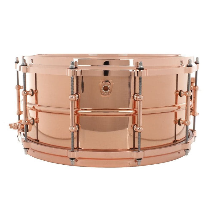 Ludwig 6.5x14" Copperphonic Snare Drum Smooth Shell with Copper Hardware (LC662TC)