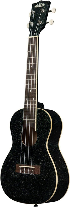 Kala Galaxy Black Sparkle Concert Ukulele (KA-SPRK-BLACK)