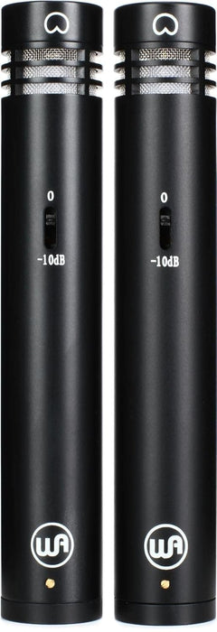 Warm Audio WA-84 Stereo Pair - Black, XLR Microphone, Condenser