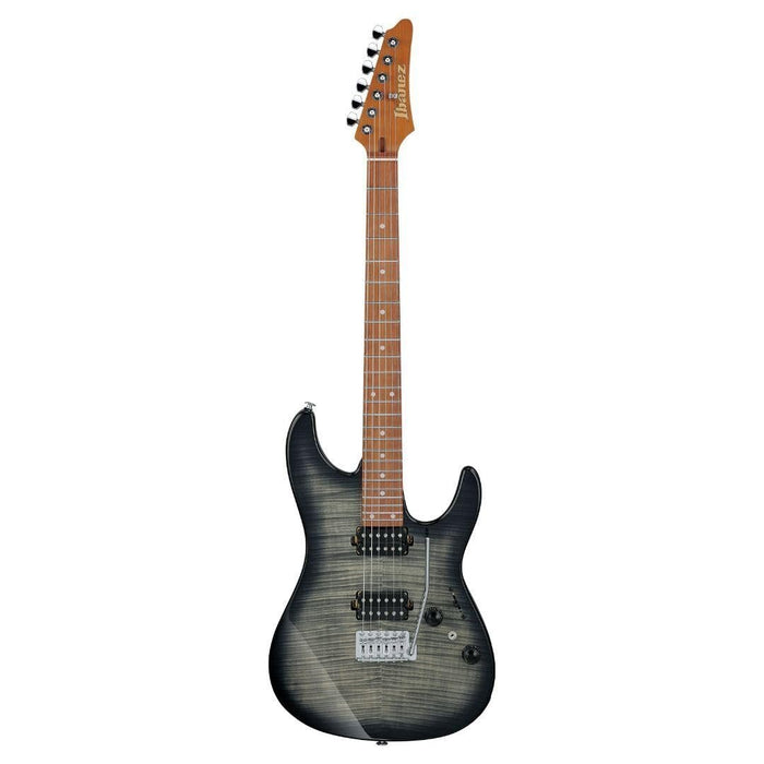 Ibanez AZ24S1F Standard 6-String Right-Handed Electric Guitar with Roasted Maple Neck and Jatoba Fretboard (Transparent Black Sunburst)