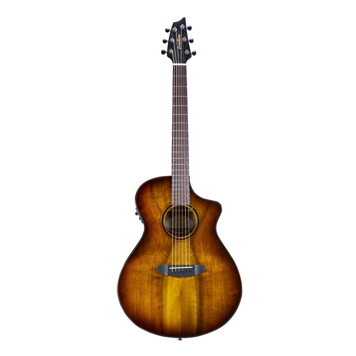 Breedlove ECO Pursuit Exotic S Concert CE Acoustic-Electric Guitar - Tiger's Eye Myrtlewood