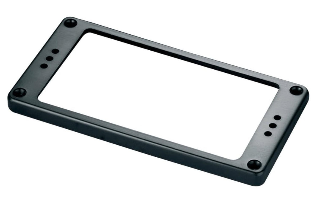 Schaller 130 Tonabnehmer-Zubehör Rahmen für Humbucker flach 6,35mm Kunststoff gerade Schwarz