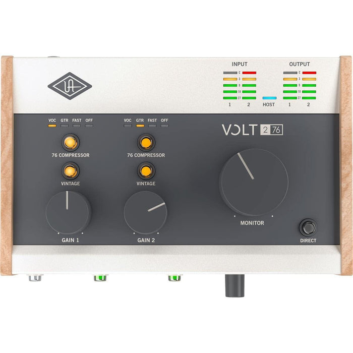 Universal Audio Volt 276 USB Recording Studio Bundle with Audio Interface, Headphones, and Microphone (UA-VOLT-276-STU-PACK-U)