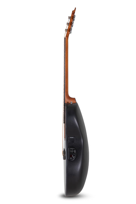 Ovation CE44L-5 Celebrity Elite Mid Depth Black linkshandige elektrisch-akoestische westerngitaar (OV533.129)