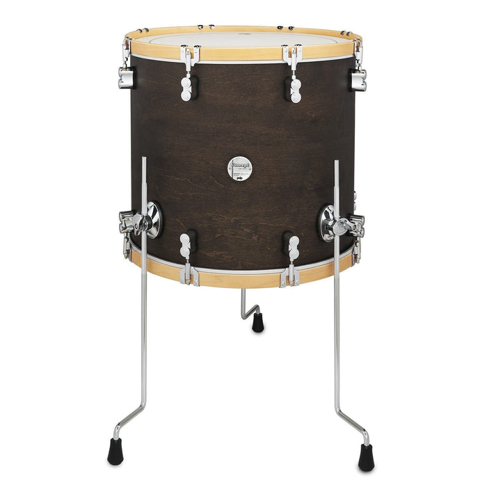 Pacific Drums & Percussion Add-Ons PDP Concept Classic, 16x18, Walnut/Natural Hoops Floor Tom (PDCC1618FTWN)