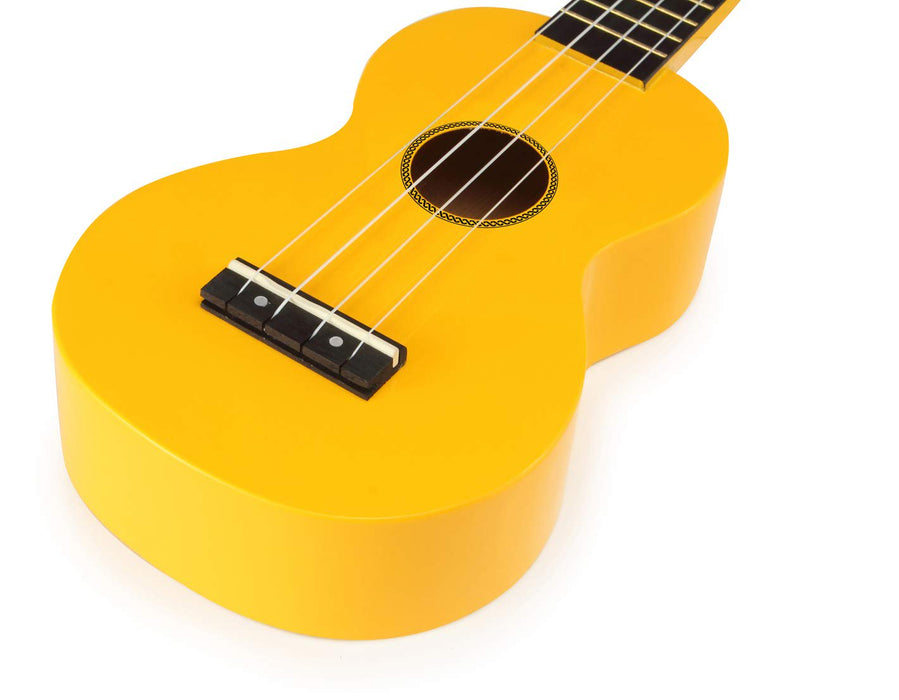 Mahalo Ukuleles MR1YW Rainbow Series Soprano Ukulele