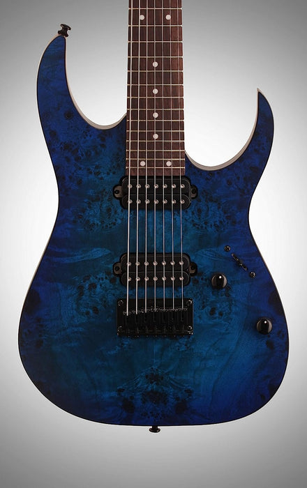 Ibanez RG Series RG7421PB 7-String Electric Guitar Flat Sapphire Blue