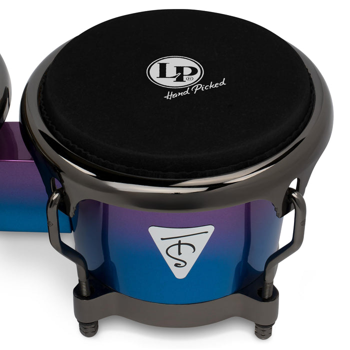 Latin Percussion Tony Succar Signature Bongos - 7-1/4" & 8-5/8" Natural Rawhide Drum Set
