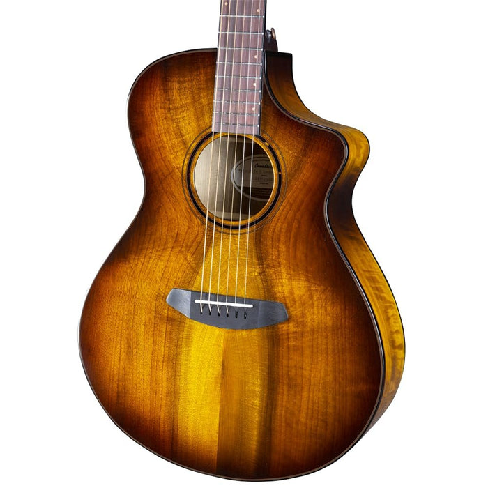 Breedlove ECO Pursuit Exotic S Concert CE Acoustic-Electric Guitar - Tiger's Eye Myrtlewood