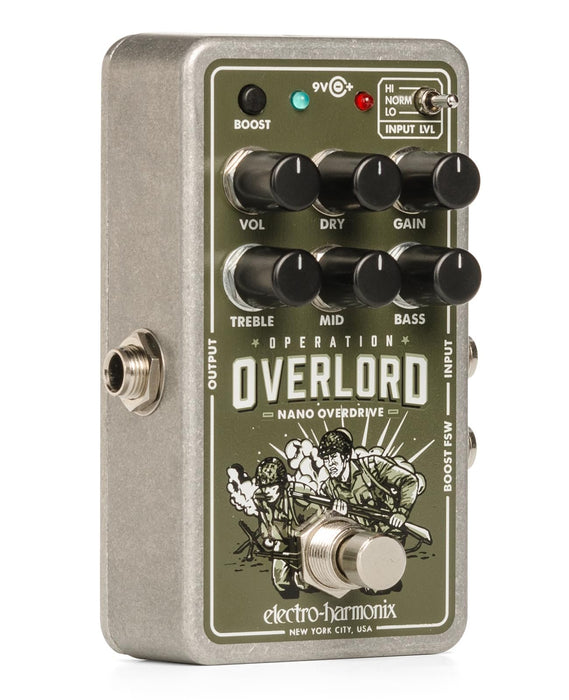 Electro-Harmonix Nano Operation Overlord Allied Overdrive Pedal