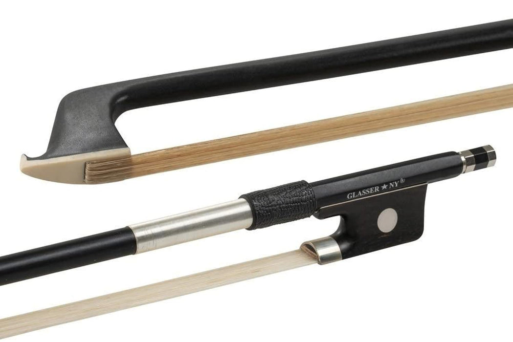 Glasser X-Series Viola Bow Carbon Composite Half-Lined Ebony Frog 4/4