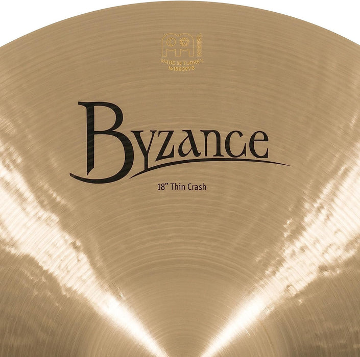 Meinl Cymbals B18JMTC Byzance 18-Inch Jazz Medium Thin Crash Cymbal