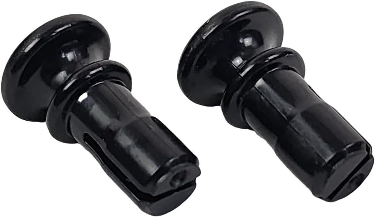 Yamaha Acoustic Guitar Black ABS End Pin with White Dot - Pack of 2 (WJ215200)