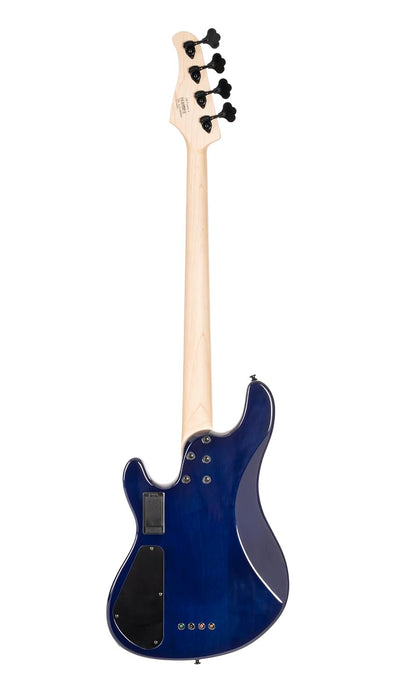 Cort GBFUSION4BB GB Series Fusion 4 Electric Bass Guitar Blue Burst