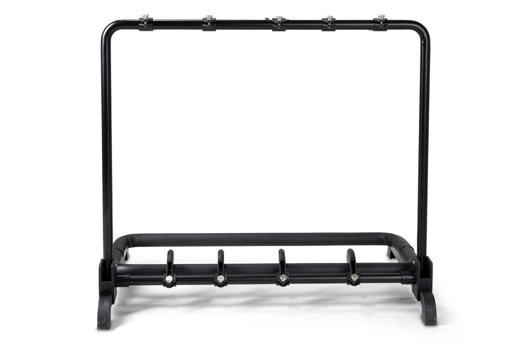 GEWA GS-105B multi-stand for 5 instruments, guitar holder (adjustable neck and rib support, ideal guitar accessories, protection against damage, quality and affordability combined), black
