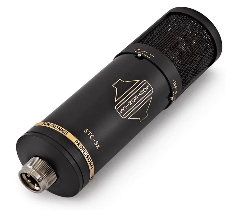 SONTRONICS STC-3X Professional 3-Pattern LDC XLR Studio Condenser Microphone