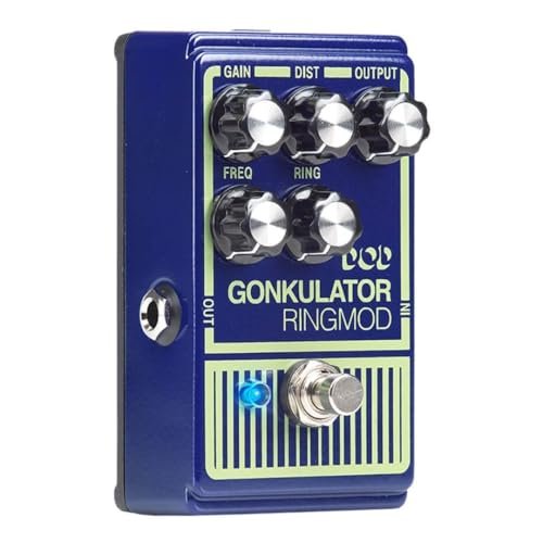 Digitech DOD Ring Modulator Guitar Effect Pedal, Blue (DOD-GONKULATOR-U)