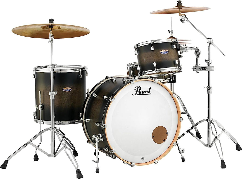 Pearl Decade Maple 3-Piece Shell Pack - Satin Black Burst (DMP943XP/C262)