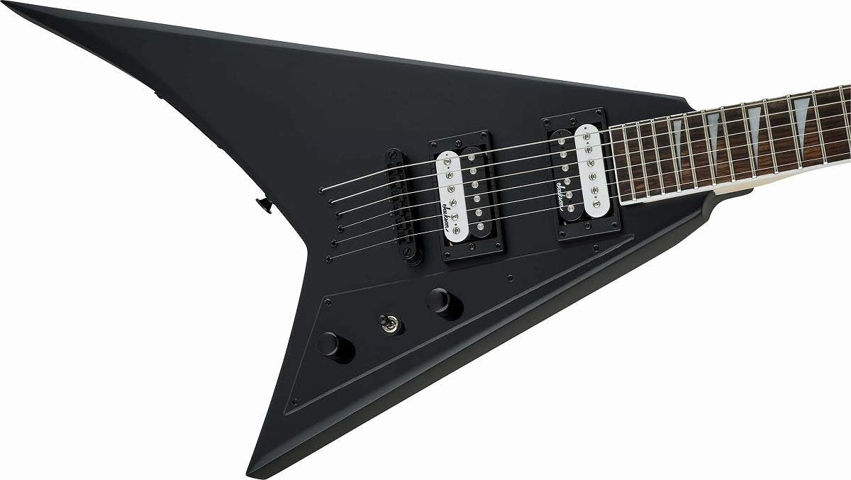 Jackson JS Series Rhoads Amaranth Fingerboard - Satin Black Electric Guitar (JS32T)