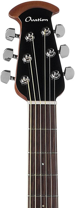 Ovation Celebrity Collection 6 String Acoustic-Electric Guitar, Right, Regal to Natural Quilted, Super Shallow Body (CE48P-RG)