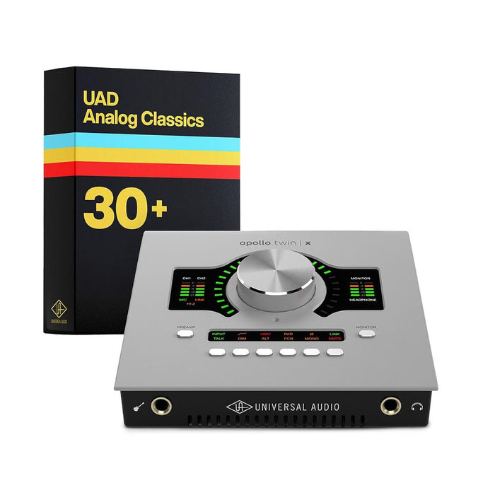 Universal Audio Apollo Twin X QUAD Gen 2 with UAD Analog Classics Thunderbolt 3 Audio Interface