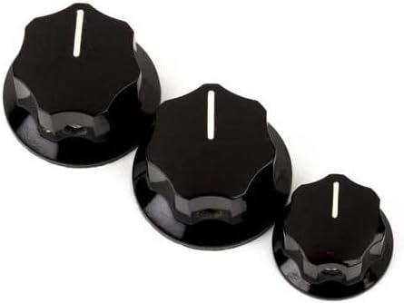 Fender Jazz American/Mexican Standard Bass Volume/Tone Knobs - Black (099-1370-000)