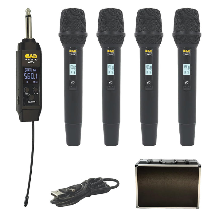 CAD Audio WX54 4‑Channel Wireless Handheld Microphone System