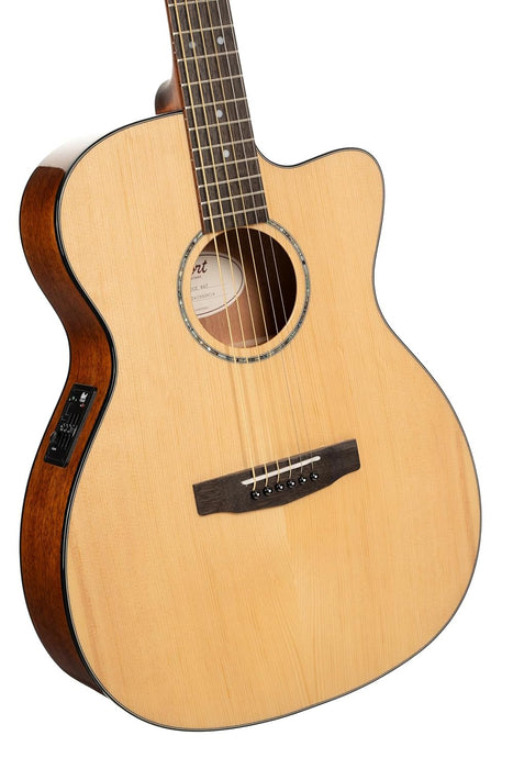 Cort L60CENAT Luce 60 OM Acoustic-Electric Guitar Natural Gloss