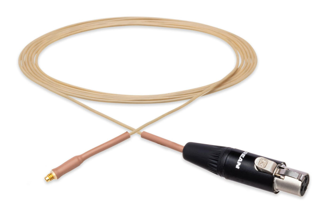 Hosa CABLE-BG-2SH Mogan Cable, Beige, Shure, 2.0 mm OD