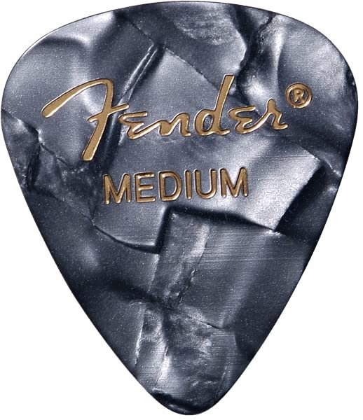 Fender Premium Celluloid 351 Shape Picks Black - Parent