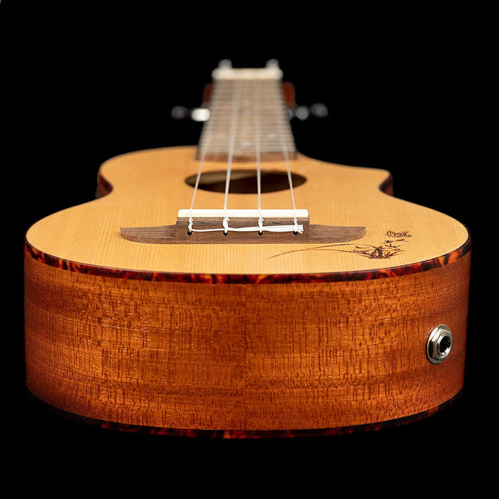 Ortega Guitars 6 String Bonfire Series Guitarlele, Right-Handed, Acoustic, (RGL5)