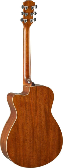 Yamaha 6 String Small Body Acoustic-Electric Guitar, Mahogany, Concert Cutaway - Vintage Natural (AC1M VN)