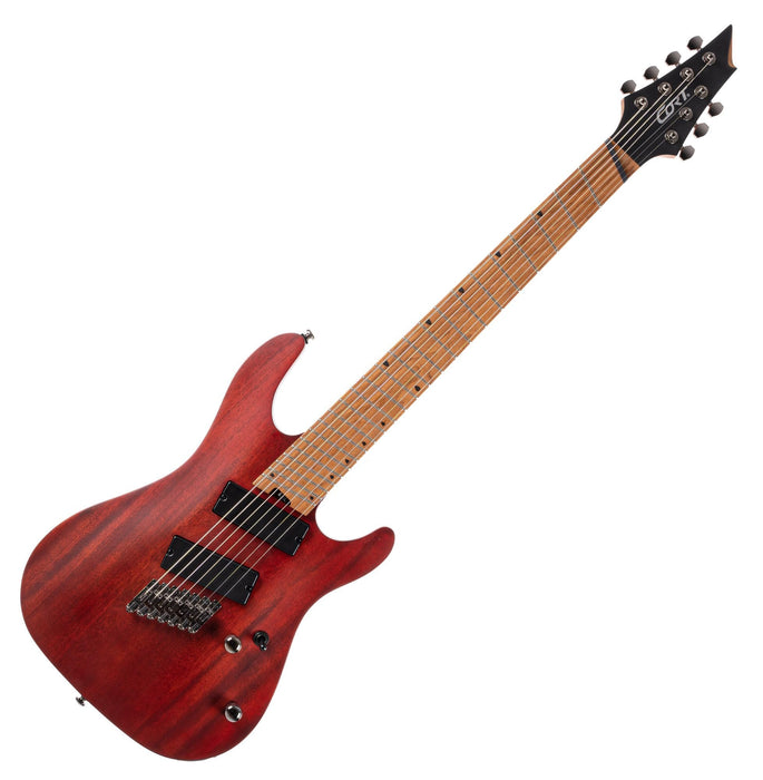 Cort KX307MS 7 String Electric Guitar - Open Pore Mahogany