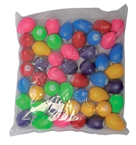 LP Rhythmix Plastic Egg Shakers (48 Pack) (LPR001BD48-I)