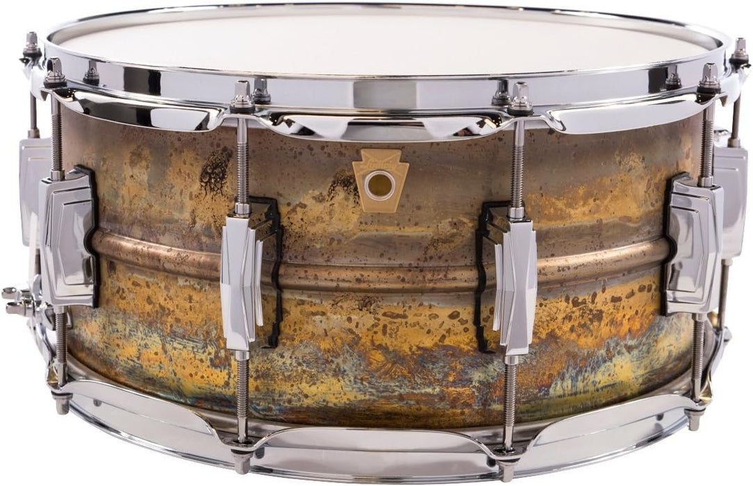 Ludwig Raw Brass 14x6.5" Snare Drum (LB464R)