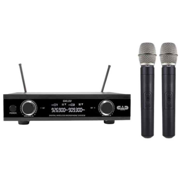 CAD Audio Dual Channel Dual Handset Wireless Microphone System, AH Frequency (GXLD2-HHAH-U)