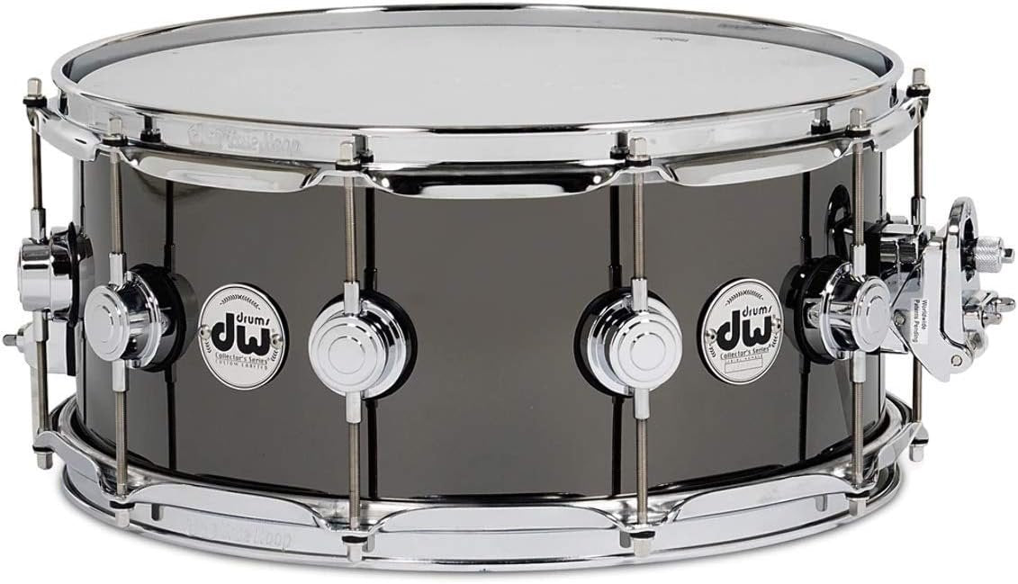 DW Collector's Series Black Nickel Over Brass Snare Drum 6.5x14" DRVB6514SVC