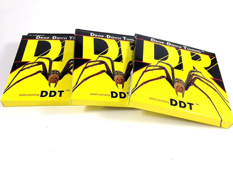 DR Guitar Strings 3 Pack Electric DDT Drop Down Tuning 12-60 Extra Extra Heavy