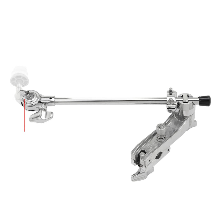 Pearl CLH70 Closed Hi-Hat Holder with 15" Solid Boom Arm, Multi-Angle Mounting Clamp, UniLock Gearless Cymbal Tilter, and Spring-Adjustable Cymbal Spread.