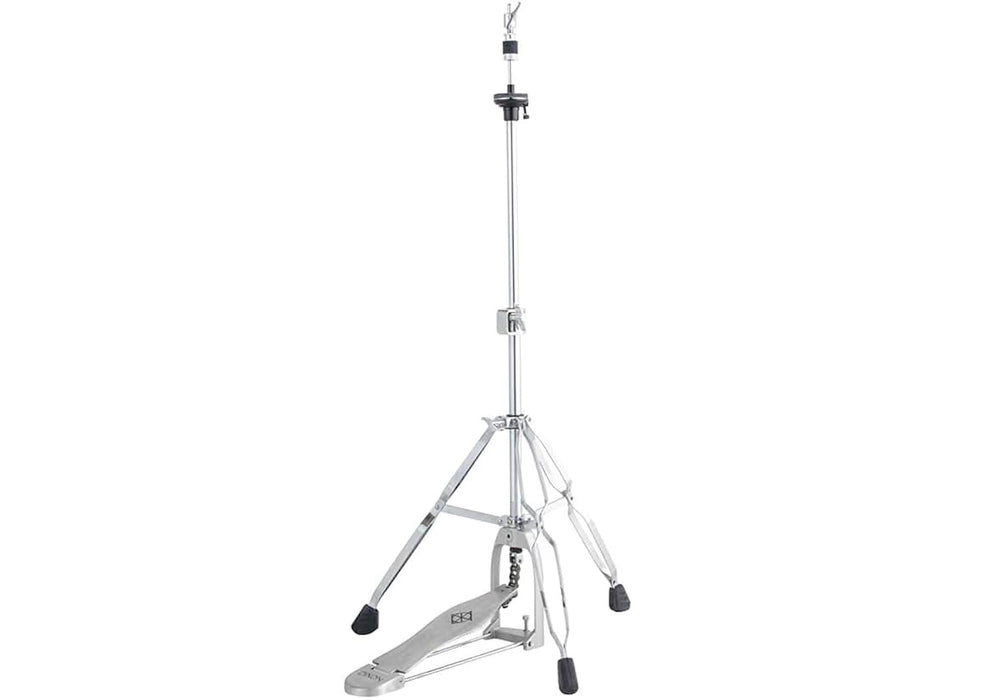 Dixon PSH-P1 Hi-Hat Stand - Silver Brushed Metal with Double Braced Base
