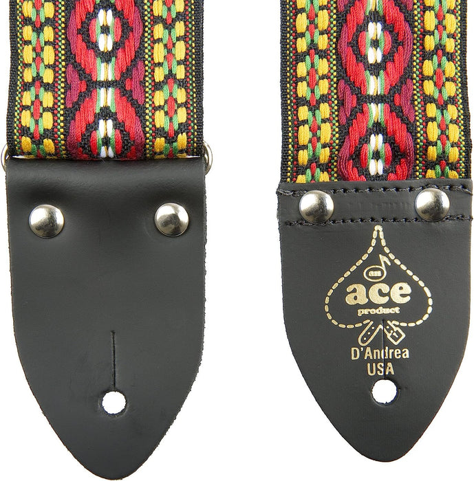 D'Andrea Ace Vintage Reissue Guitar Strap - Rooftop - Replica of Guitar Strap used on John Lennon's Epiphone Casino at the "Rooftop" Concert in 1969