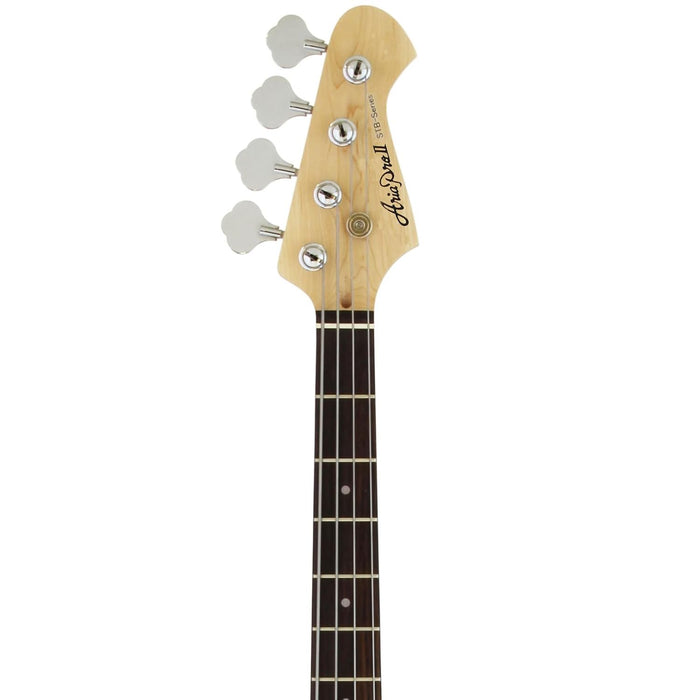 Aria STB-PB Electric Bass Guitar in Black